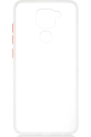 Xiaomi Redmi Note 9 Kılıf Zore Fri Mat Yüzey Renkli Kenar Kılıf