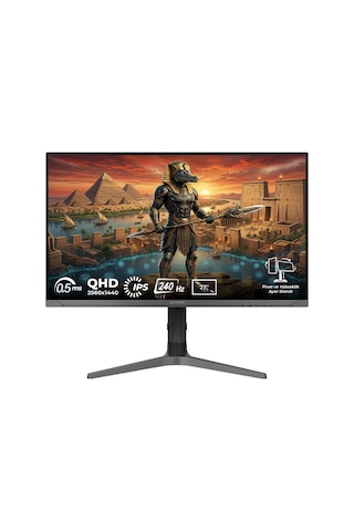 Gameraider Sobek Gr27q24ı 27 İnç 240hz 0.5ms 2k Qhd Adaptive Sync Ips Pivot Gaming Monitör
