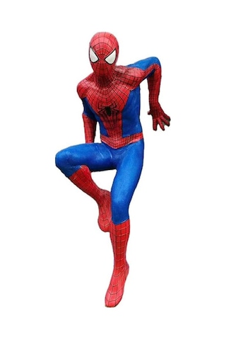 3-12 Yaş Çocuklar Örümcek Adam Cosplay Kostüm Partisi Tulum