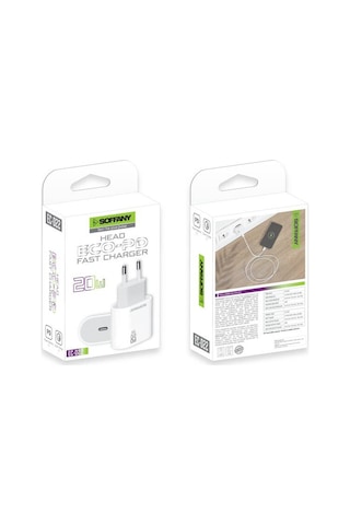 20w Pd Usb-c Hızlı Şarj Adaptörü Eco-pd Şarj Cihazı