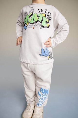 Defacto Baggy Fıt Baskılı Pantolon Erkek Bebek G9964a526spgr503 Gri-gr503
