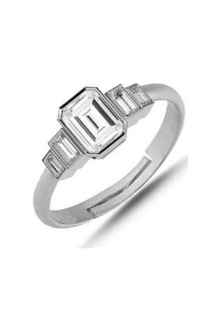 925 Ayar Gümüş Ayarlanabilir Baget Yüzük Gümüş