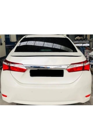 Spoiler Toyota Corolla 2013+bagaj Üzeri Çıta Spoiler Pianoblack Parlak Siyah Çift Taraflı Bantlı 120
