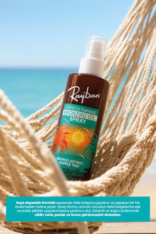 Rayban Express Tanning Bronzing Oil Spray Bronzlaştırıcı Güneş Yağı Spreyi 150 Ml