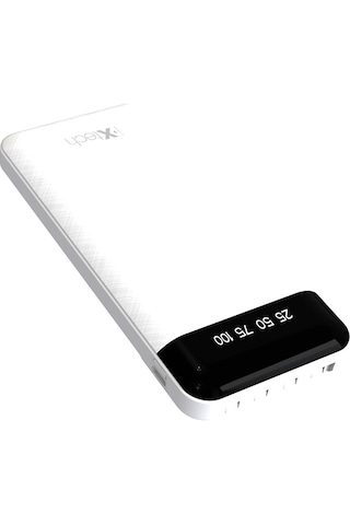 İxtech 10.000 Mah Powerbank Kablosuz Şarj Cihazı Beyaz Ix-pb025