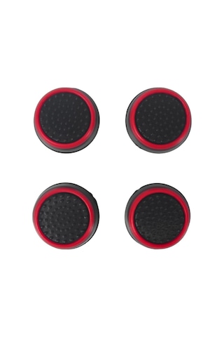 Ps4/ps5/xbox Analog Koruyucu 4lü Paket Siyah Kırmızı - Gp5-22