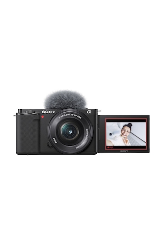 Sony ZV-E10L + PZ 16-50 MM F3.5-5.6 OSS Aynasız Fotoğraf Makinesi (Sony Eurasia Garantili)