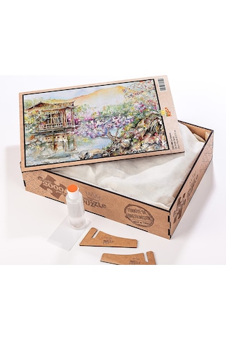 King Of Puzzle Çin Bahçesi Ahşap Puzzle 2000 Parça