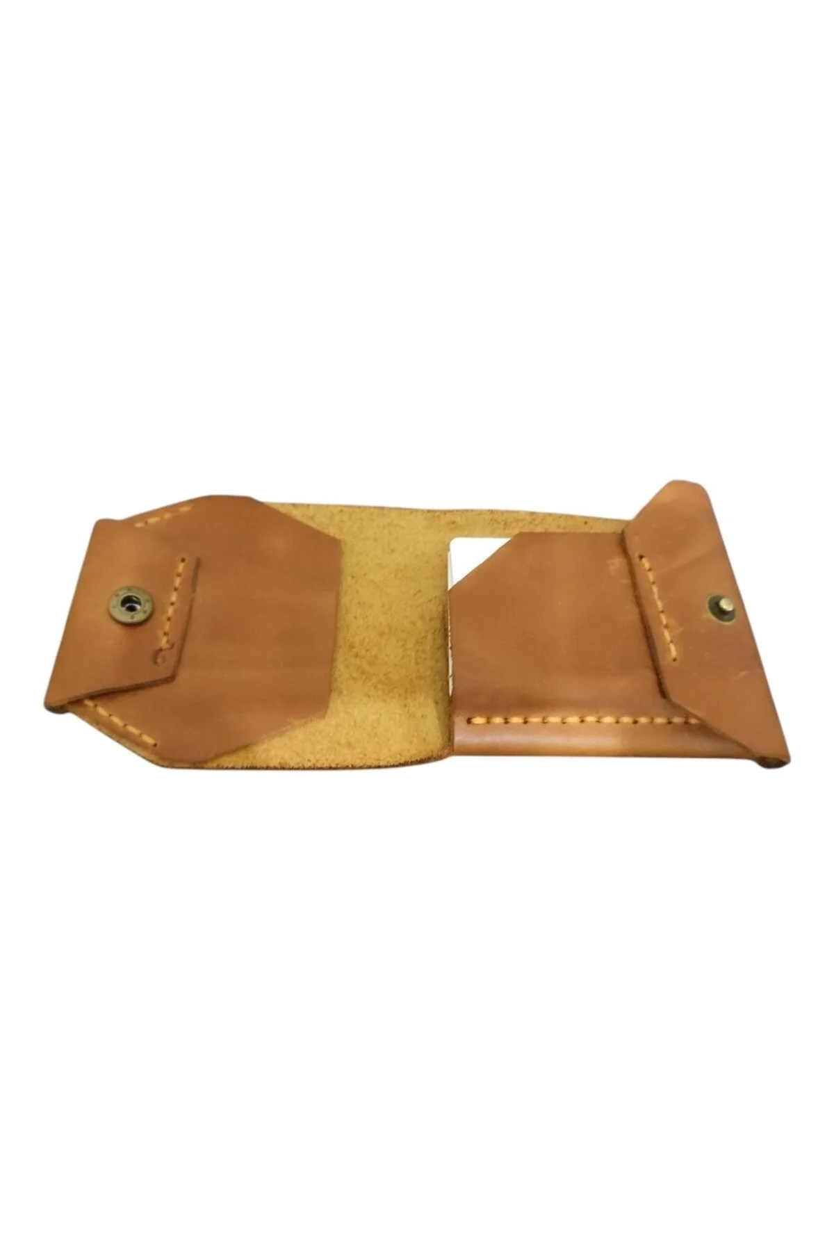 Sumerian Leather Craft Sumerianleathercraft Deri Cüzdan Kartlık Sarı