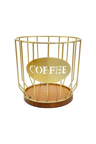 Kahve Kapsülü Filtre Depolama Sepeti Ev Mutfak Süslemeleri, Size:c Black No Lid Şeffaf