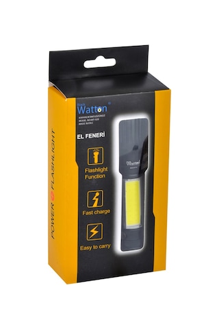 Uzun Menzilli El Feneri Mıknatıslı Watton Wt-602 - Watton Watton Watton