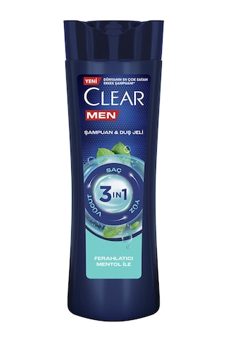 Clear Men Cool Sport 3in1 Şampuan 350 Ml