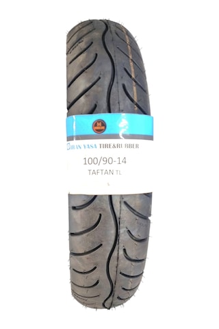 Iran Yasa Tıre&Rubber 100-90-14 Tl Taftan (Dubleks) (İç Lastiksiz Tip) Ön/Arka Motosiklet Lastiği