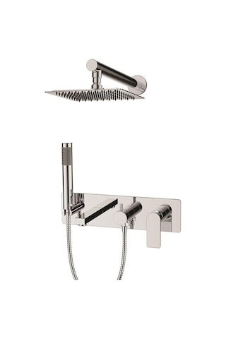 Bien Water Flowbox Ankastre Banyo Bataryası 3F Krome Full Set