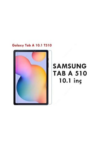 Samsung Galaxy Tab A 10.1 T510 2019 Uyumlu Nano Kırılmaz Ekran Koruyucu Şeffaf Cam Koruyucu Kılıf