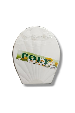 Beyaz Sert Klozet Kapak Büyük Çok Renkli