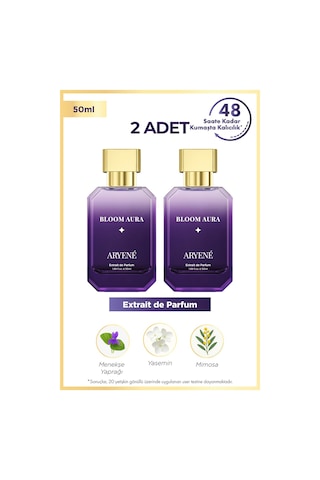 Aryene Bloom Aura Debut Kadın Parfüm 50 Ml 2 Adet Çiçek