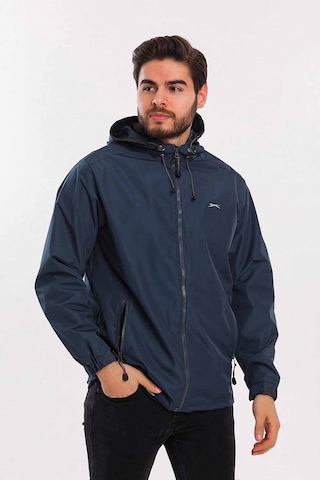 Slazenger OFANS Erkek Yağmurluk Petrol