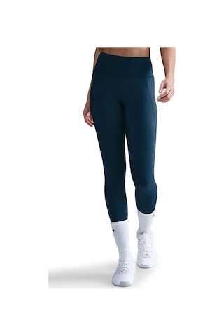 Nike Dri Fit Universa Hr 7/8 Tight Yüksel Bel Sıkılaştırıcı Kadın Antreman Taytı Petrol Yeşili Yeşil