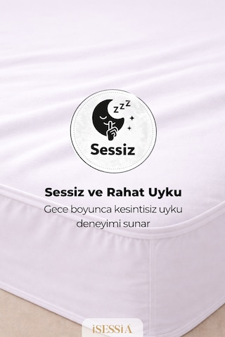 Aquasoft Micro Fitted Su Geçirmez Yatak Koruyucu Alez Full Kenar Tek Çift Battal Bebek Çocuk Beyaz