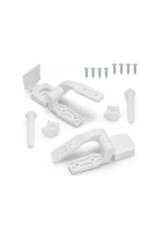 Klozet Kapağı Menteşesi Beyaz Plastik B Diğer