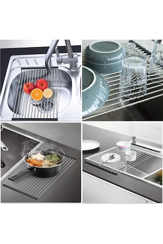 Primanova Katlanabilen Su Sızdırma Izgarası Bulaşıklık Ve Nihale