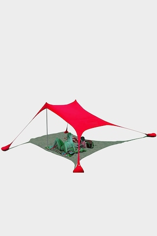 Bundera Markise Kırmızı Plaj Bahçe Gölgelik Tente 230 x 170 CM Kırmızı