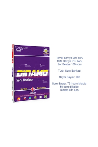 Tonguç 7. Sınıf Dinamo Ingilizce Soru Bankası