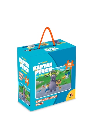 Adel Trt Çocuk Kaptan Pengu Ve Arkadaşları Yapboz Puzzle 24 Parça