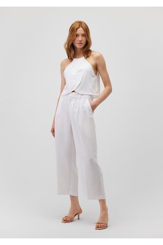 Mavi - Beyaz Culotte Pantolon 1010781-70057 Beyaz