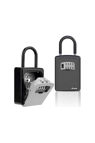 İnsafe Isc802Key Şifreli Çelik Kasa Anahtar Kasası Kutusu Siyah