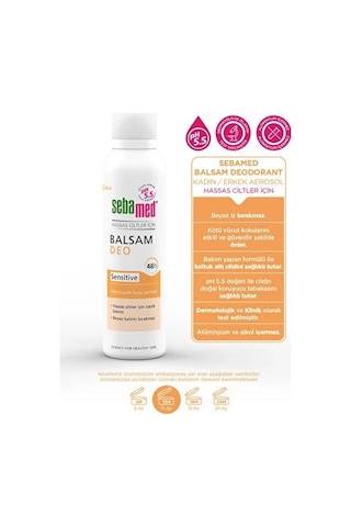 Sebamed Deodorant Aerosol 150 Ml Balsam - Sensitive/hassas 22098635