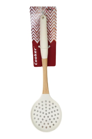 Cooker Lüx Silikon Kevgir 33cm Beyaz Ckr2319