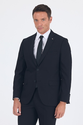 İmza Siyah Mono Yaka 6 Drop Comfort Fit Tam Astar Esnek Takım Elbise 1001260010