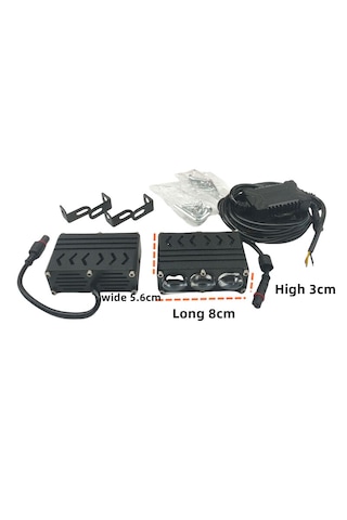 Offroad Sis Lambası 3 Led Beyaz 55w Sarı 55w 12-80v