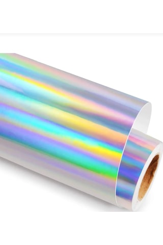 Hologram Gökkuşağı Bir Araçlık Set 4 Jant Kaplamalık Folyo