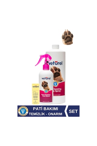 Veturel Kedi Köpek Pati Temizleme Parfümsüz Koku Kir Giderici Pati Balm Doğal Yalanabilir Nemlendirici