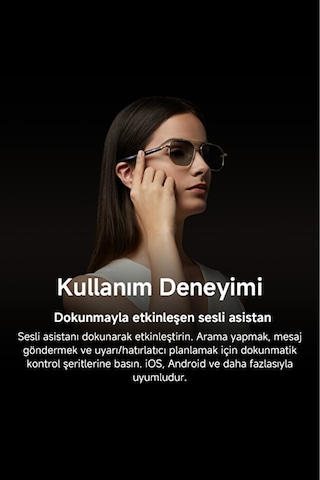 Xiaomi Mijia Akıllı Sesli Gözlük Bluetooth Kulaklık Pilot-Style
