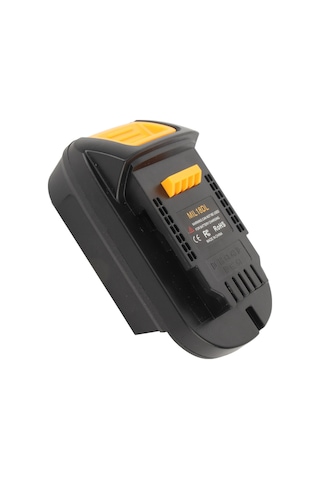 Yaozixa Milwaukee 18v Li-poly Akü Adaptörü, Mıl18dl Modeli, Dayanıklı Nilon-66 Gövde, Sık Bağlantı, Elektrikli Aletler İçin Güç Çevirici