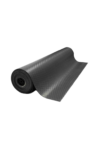 Pvc Paralı Zemin Döşemesi Otomobil Taban Muşambası Siyah En 110cm