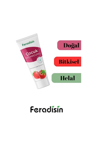 Doğal Çocuk Florürsüz Beyazlatıcı Ve Koruyucu Diş Macunu 65 Gr - Gimdes Helal Sertifikalı