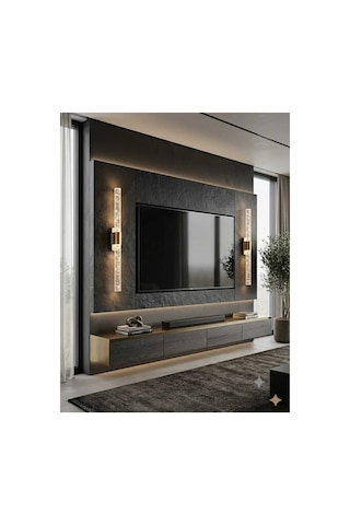 Bubblelight Large 51 Cm Modern Tasarım Led Aplik - Duvar Lambası - Gold - Elektrikli - Günışığı Gold Large Elektrikli