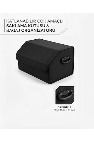 Oto Araç Bagaj Organizeri Bagaj Eşya Kutusu Çanta Düzenleyici