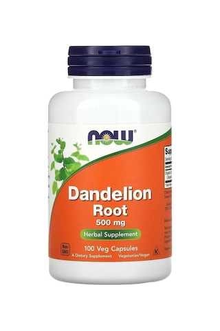 Dandelion Root, 500 Mg, 100 Veg Capsules