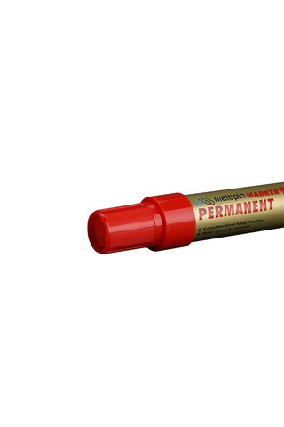 Metapin 10mm Permanent Koli Kalemi Kırmızı 10'lu