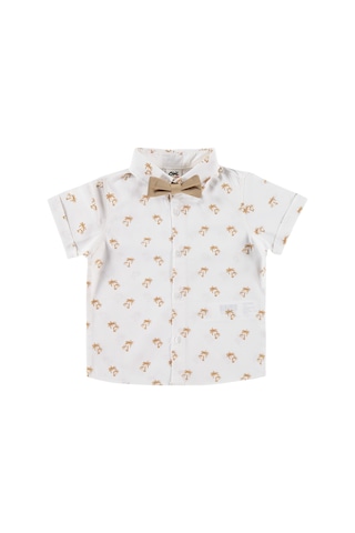 Civil Baby Papyonlu Askılı 6-18 Ay Takım - Kahverengi Camel