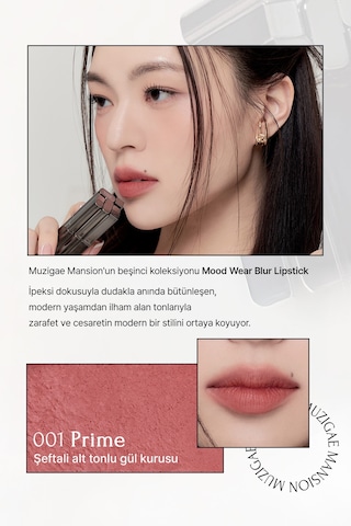 Muzigae Mansion Moodwear Blur Lipstick 001 Prime