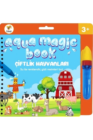 Lino Aqua Magic Book Su İle Boyama Kitabı Çiftlik Tfl-1007