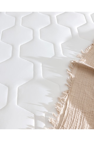 Madame Coco Antony Cool King Size Plus Fitted Yatak Alezi - Beyaz Beyaz