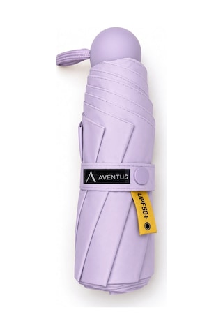 Aventus Kapsül Şemsiye - Uv Korumalı Güneş Şemsiyesi Mor